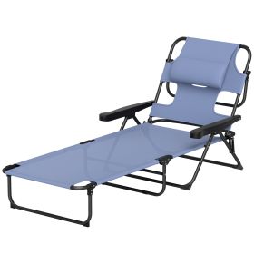 Lounge Chairs, Beach Chairs, Not Shipped On Weekends (Option: Black gray)